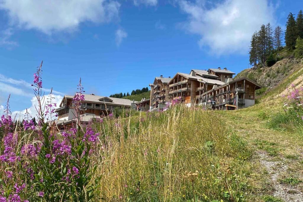 Vue Panoramique Sur Les Montagnes Plein Sud - T2 Skis Aux Pieds, Piscine & Spa Flaine Buitenkant foto