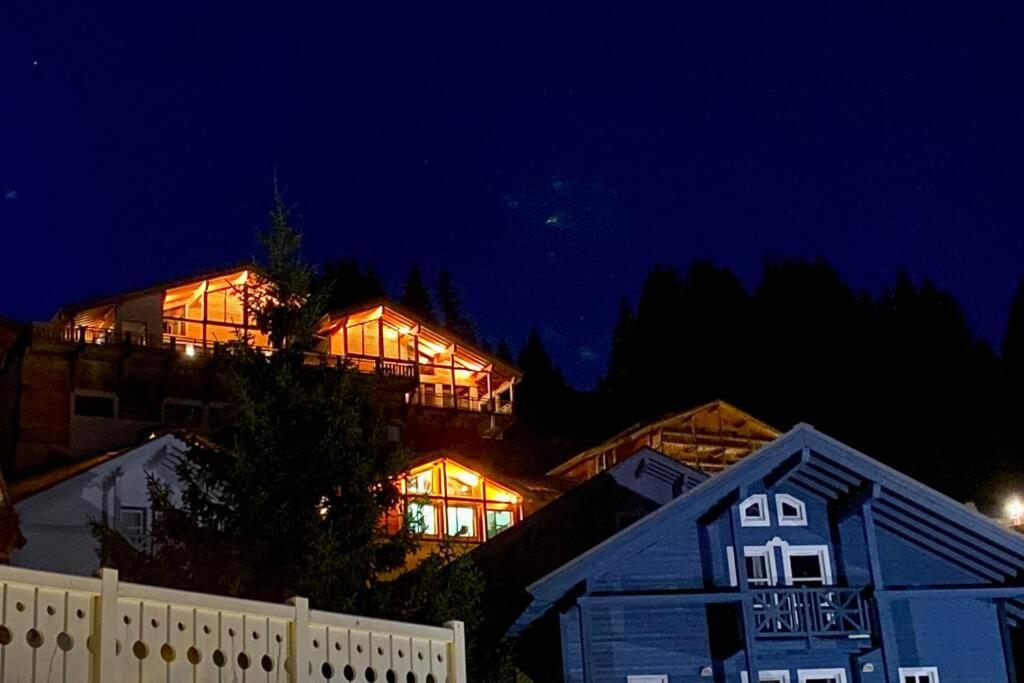 Vue Panoramique Sur Les Montagnes Plein Sud - T2 Skis Aux Pieds, Piscine & Spa Flaine Buitenkant foto