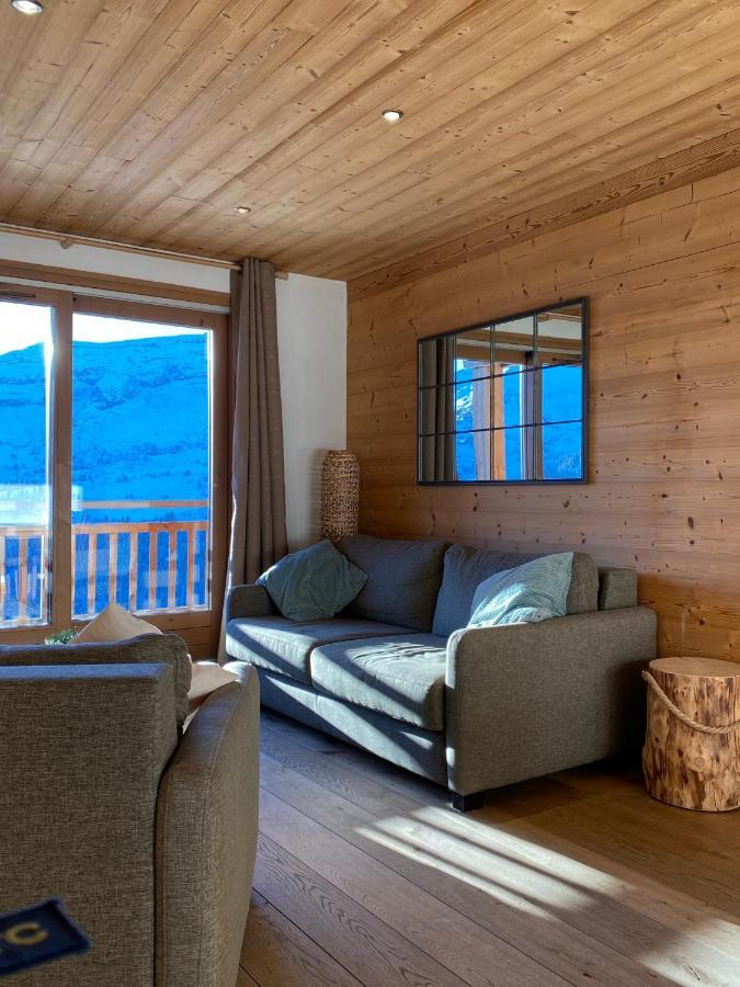 Vue Panoramique Sur Les Montagnes Plein Sud - T2 Skis Aux Pieds, Piscine & Spa Flaine Buitenkant foto