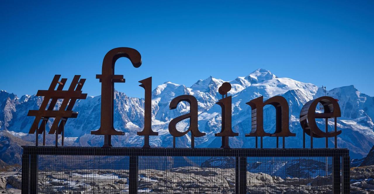 Vue Panoramique Sur Les Montagnes Plein Sud - T2 Skis Aux Pieds, Piscine & Spa Flaine Buitenkant foto
