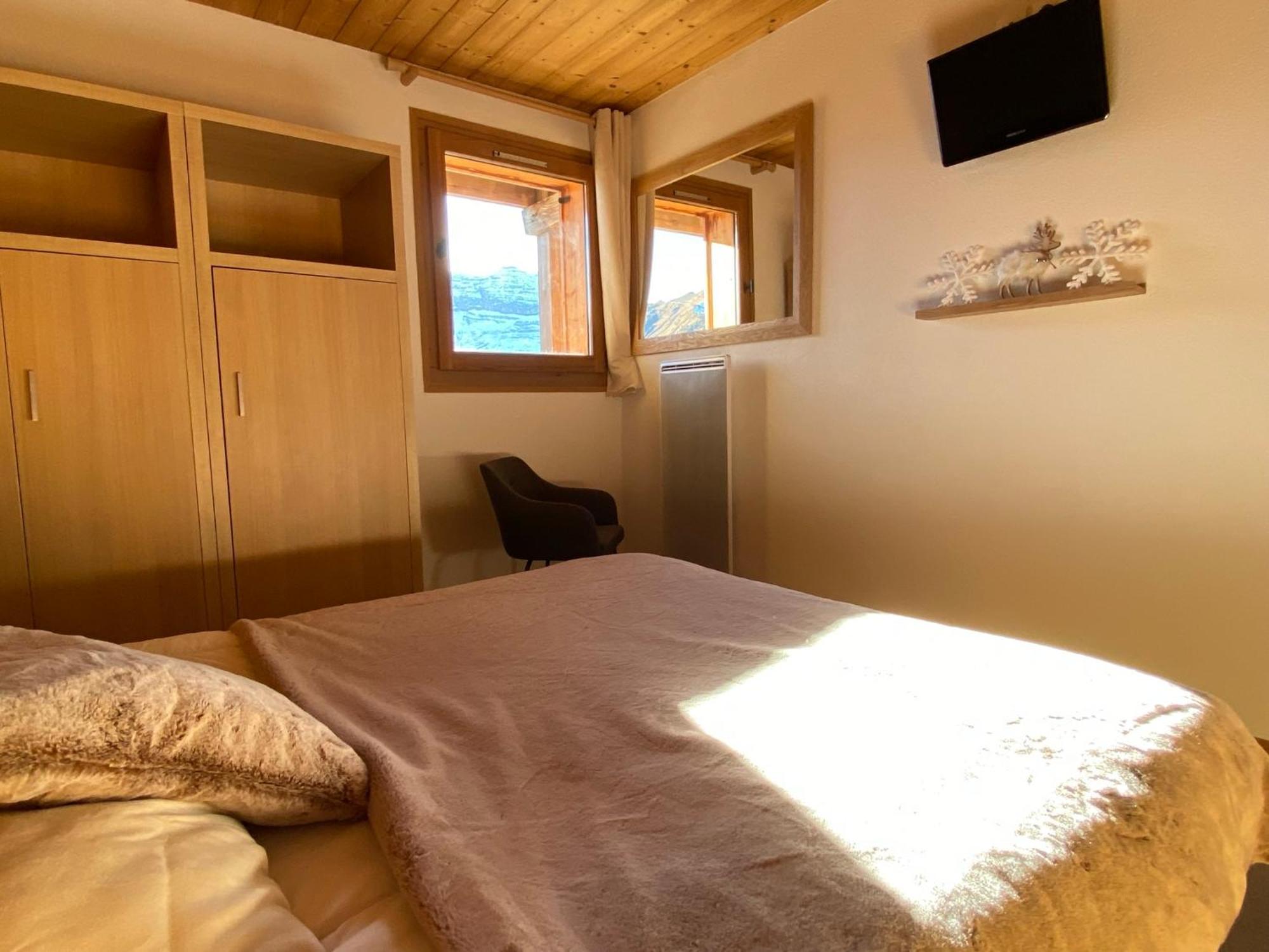 Vue Panoramique Sur Les Montagnes Plein Sud - T2 Skis Aux Pieds, Piscine & Spa Flaine Kamer foto
